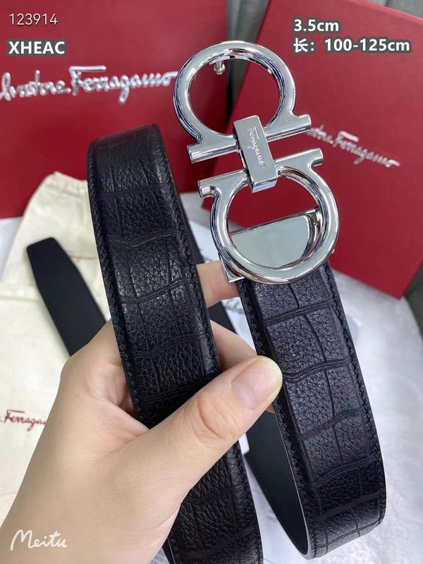 Ferragamo belt 35mmX100-125cm 8L53